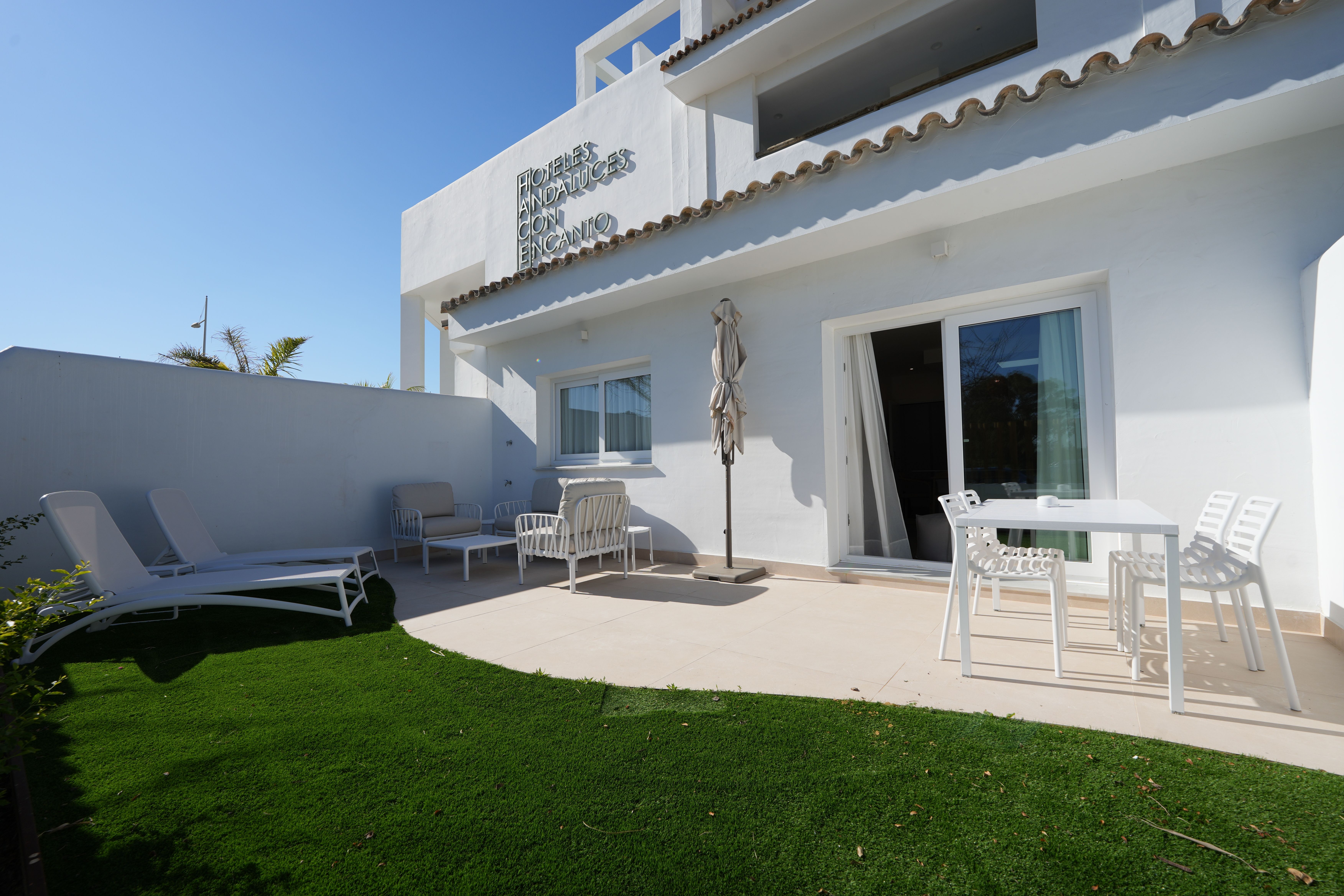 Apartment mit 1 schlafzimmer und gartenblick