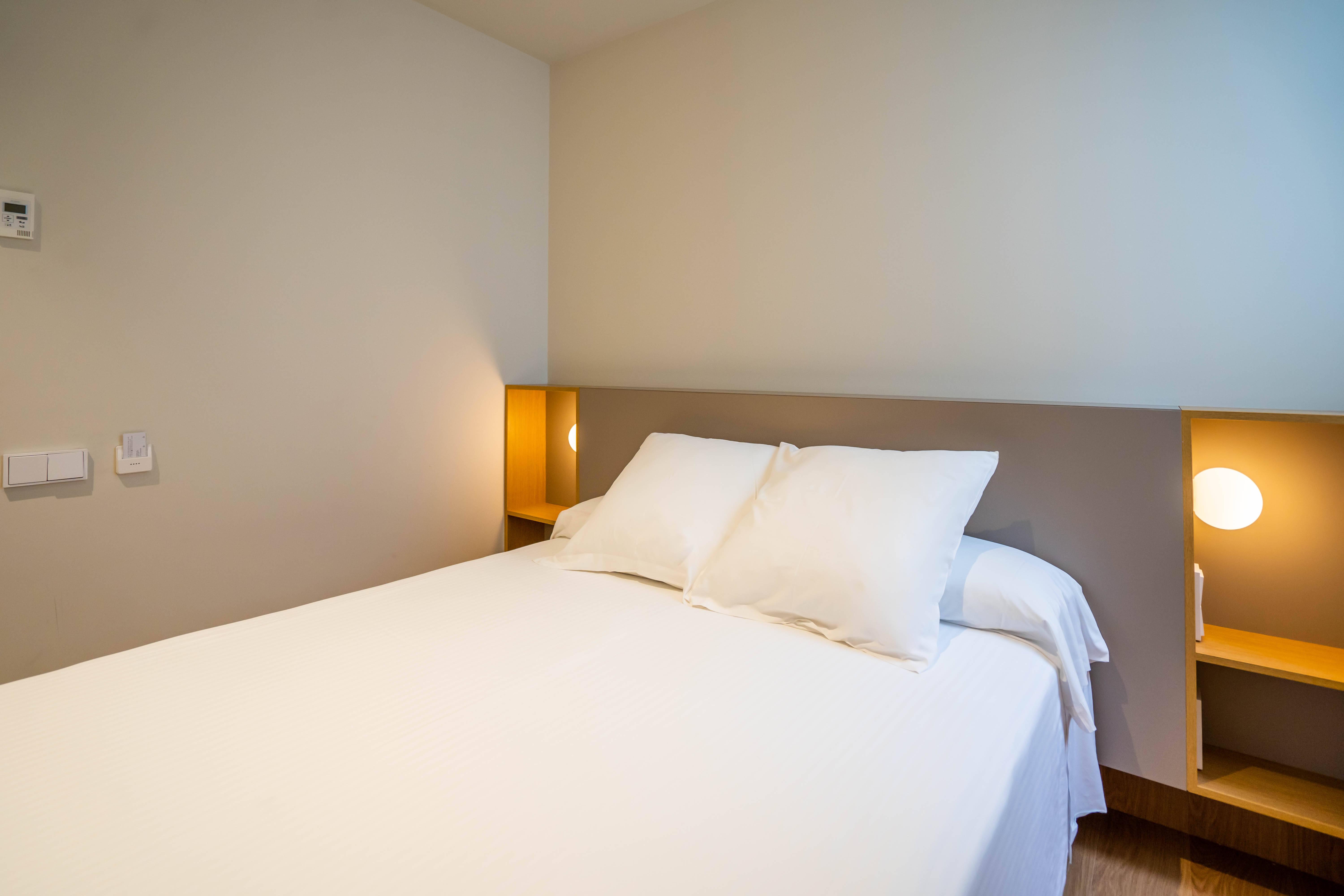 Chambre double avec balcon ou terrasse