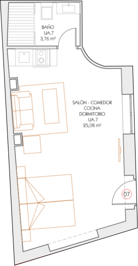 Apartamento estudio