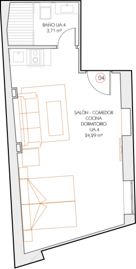 Apartamento estudio