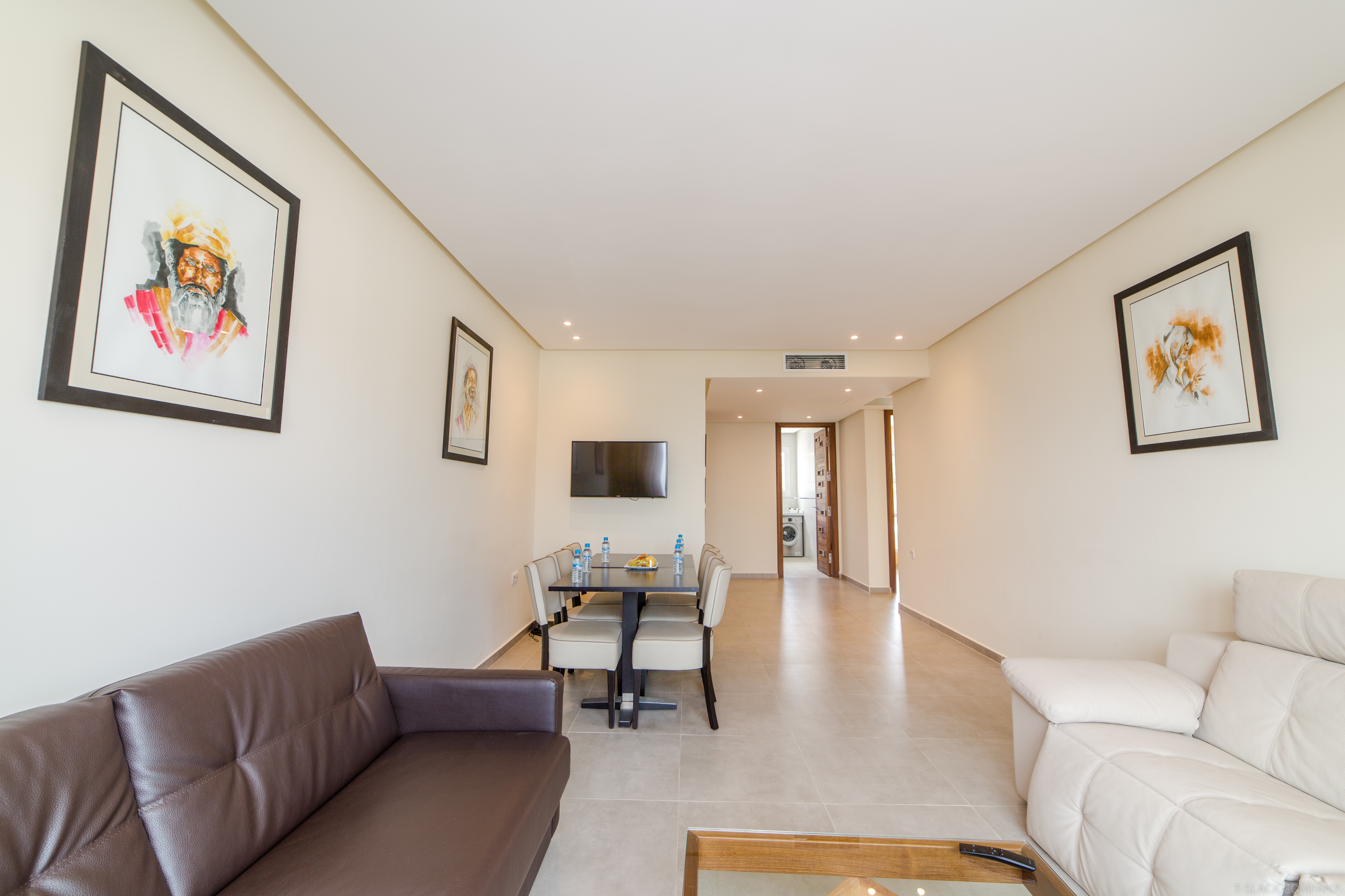 Apartment mit 3 schlafzimmern und meerblick