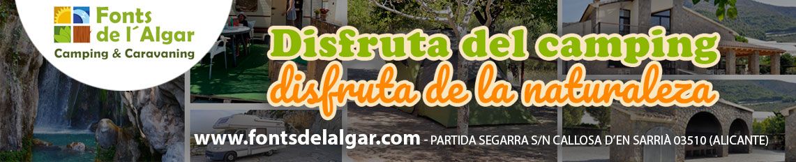 Camping fonts del algar, pda segarra sn