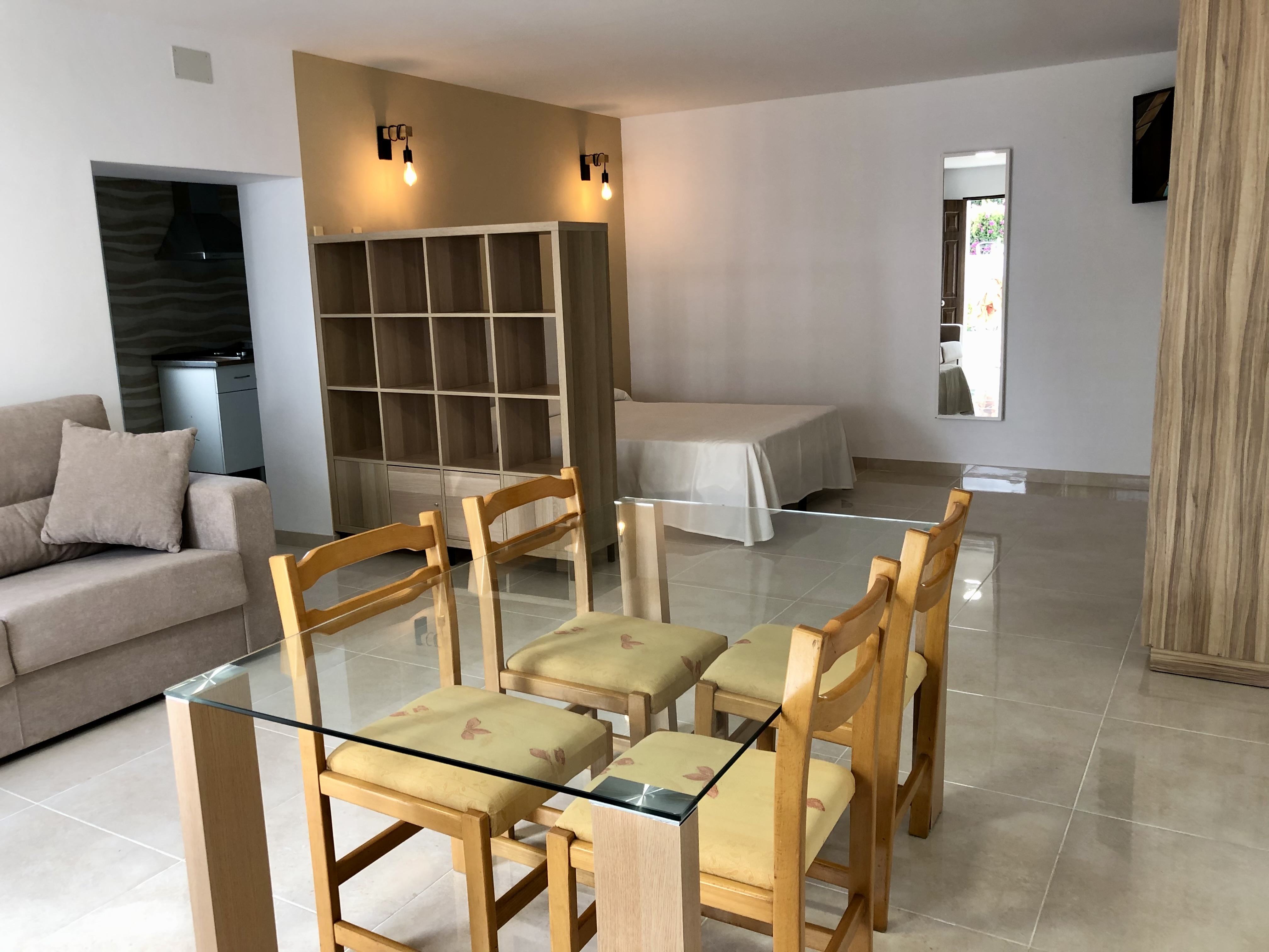 Standard one-bedroom apartment