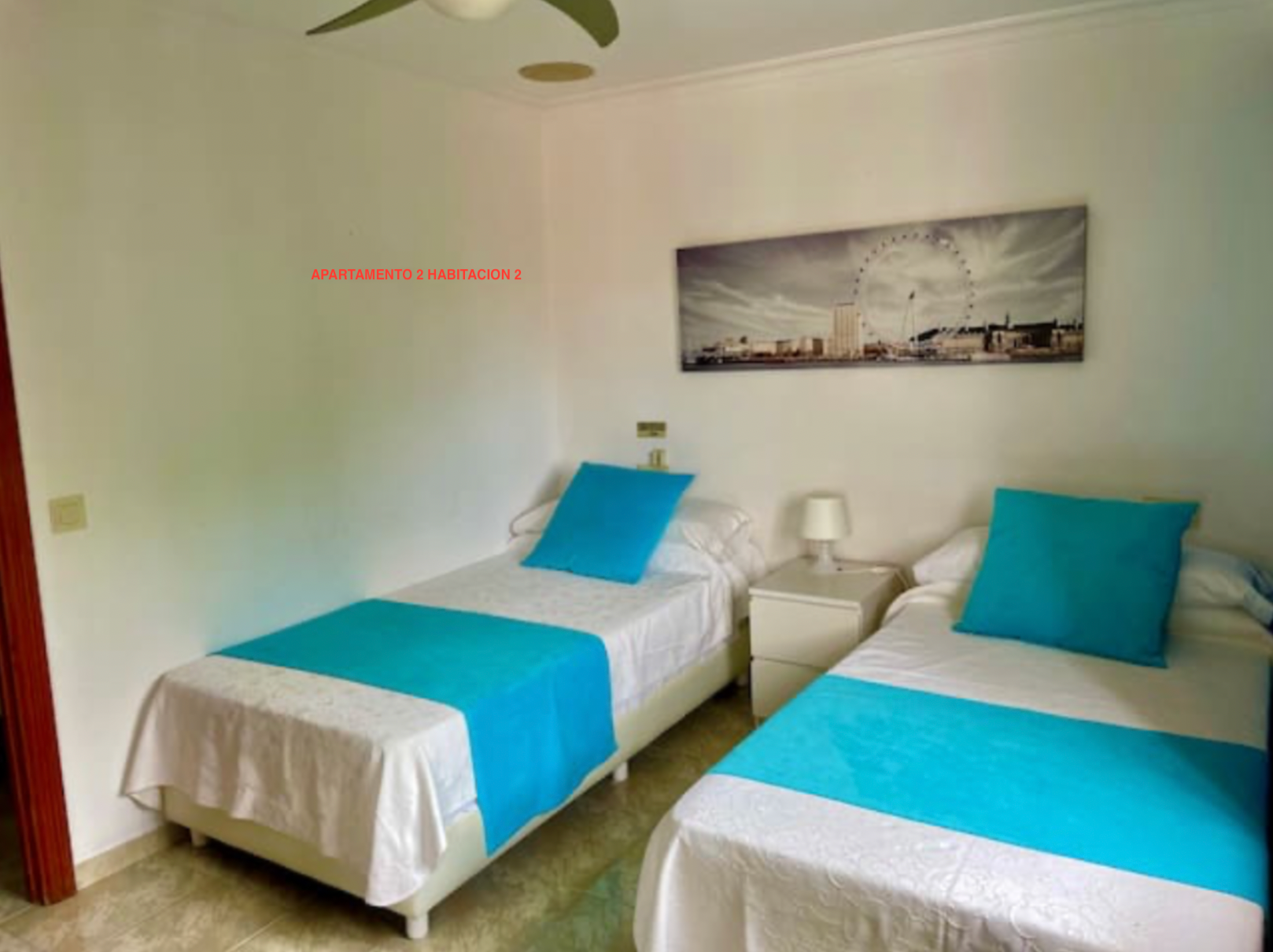Apartamento de 2 dormitorios