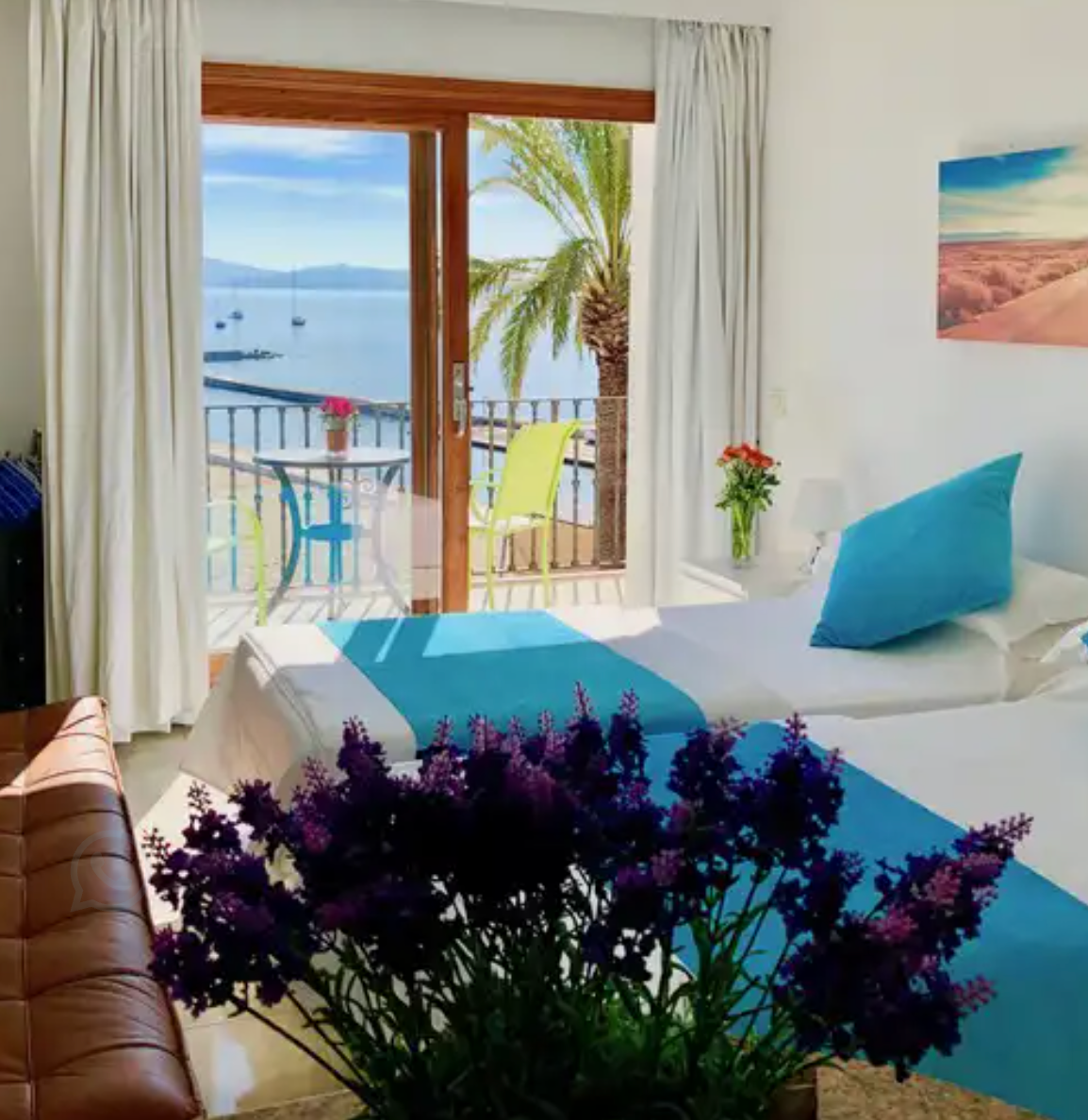 Estudio con vistas al mar