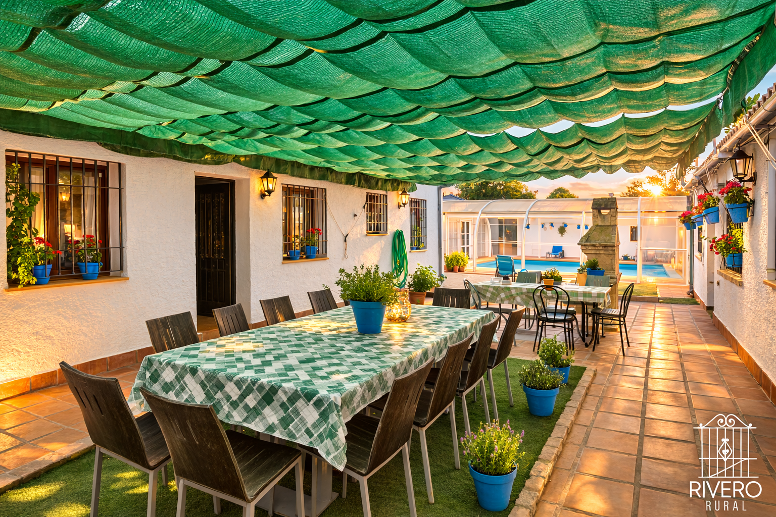 Rivero rural casa rural para grupos en posadas (córdoba) con piscina, Rivero de Posadas