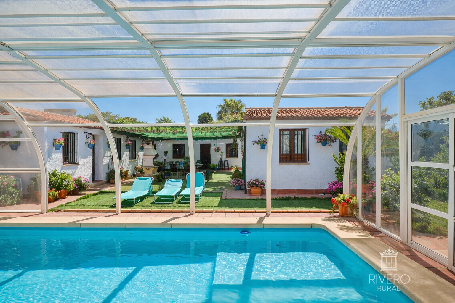 Rivero rural casa rural para grupos en posadas (córdoba) con piscina, Rivero de Posadas
