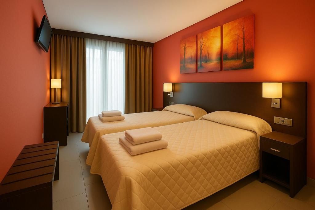 Chambre lits jumeaux