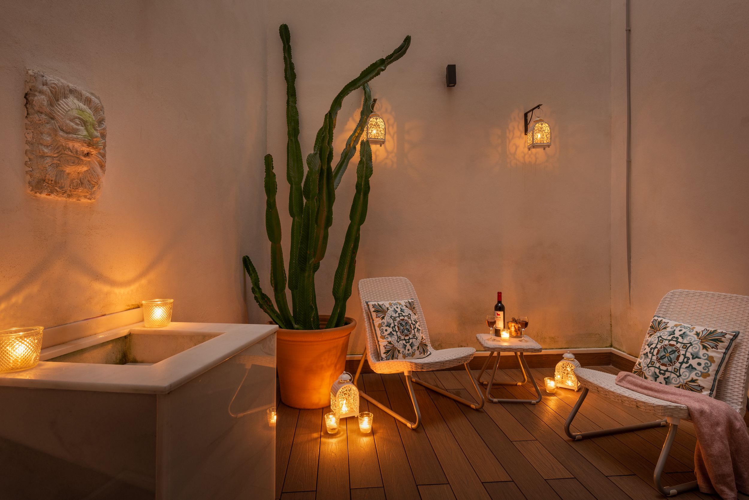 Estudio con terraza